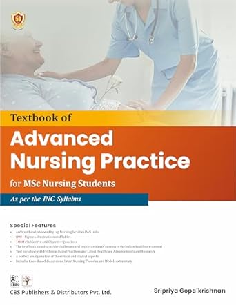 Textbook of advanced nursing practice for msc nursing students