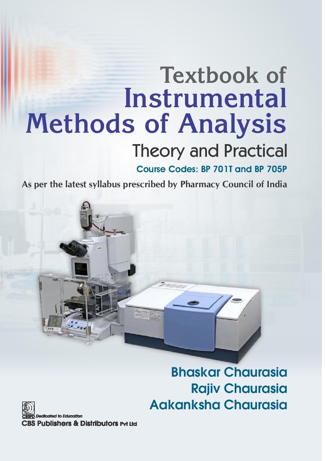 Textbook of instrumental methods of analysis theory and practical