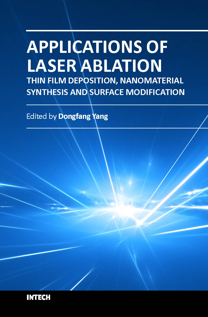Application of laser ablation thin film deposition nanomaterial synthesis and surface modification (hb 2017)
