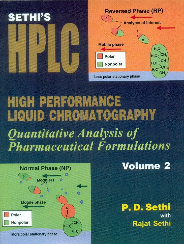 Sethi's hplc: high performance liquid chromatography: quantitative analysis of pharmaceutical formulations, vol 2