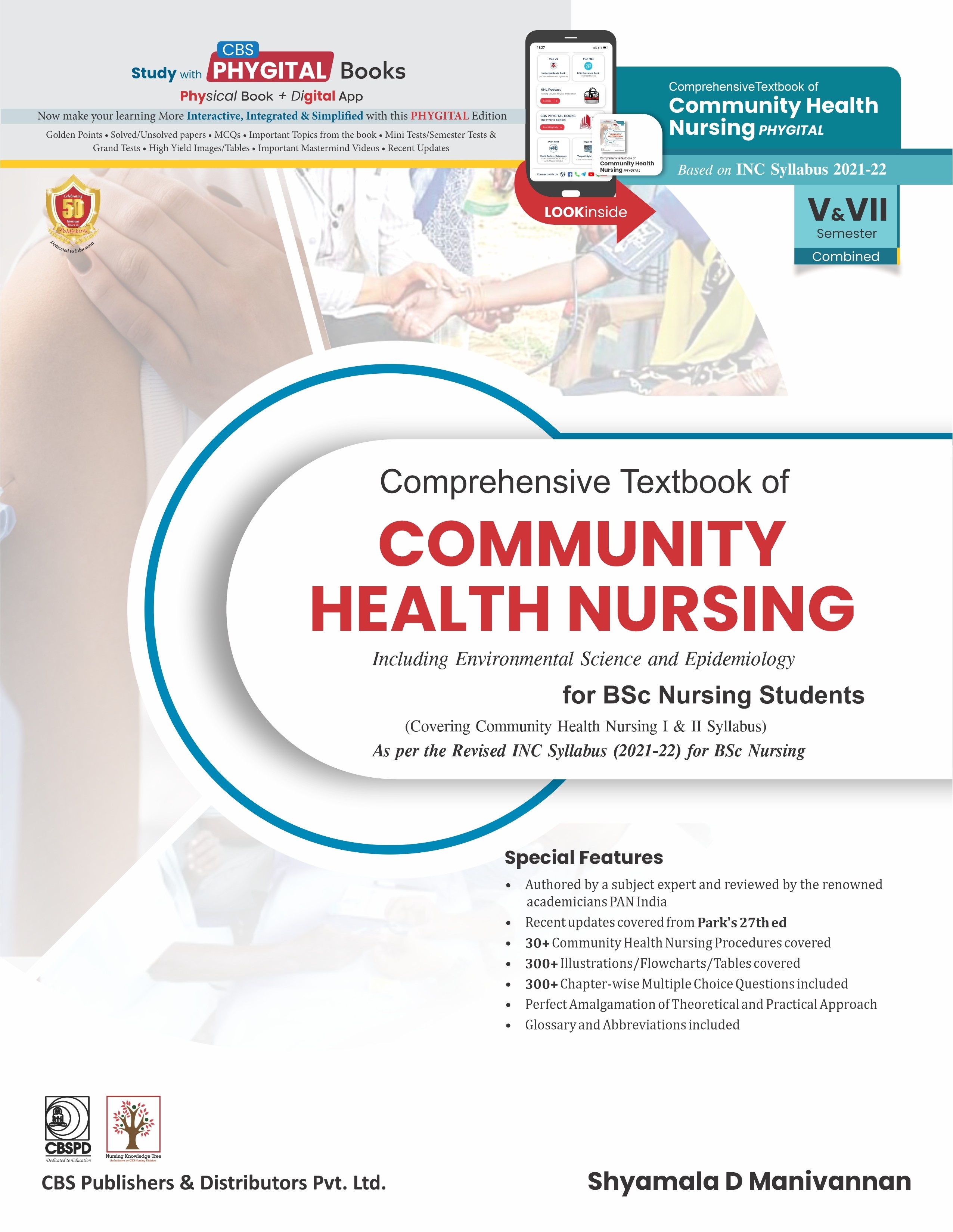 Comprehensive textbook of community health nursing including environmental science and epidemiology for bsc nursing students