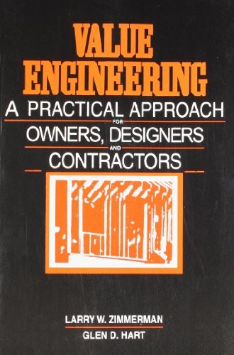 Value engineering : a practical approach for owners, designers and contractors(pb 1988)