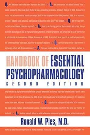 Handbook of essential psychopharmacology 2ed (pb 2005) 