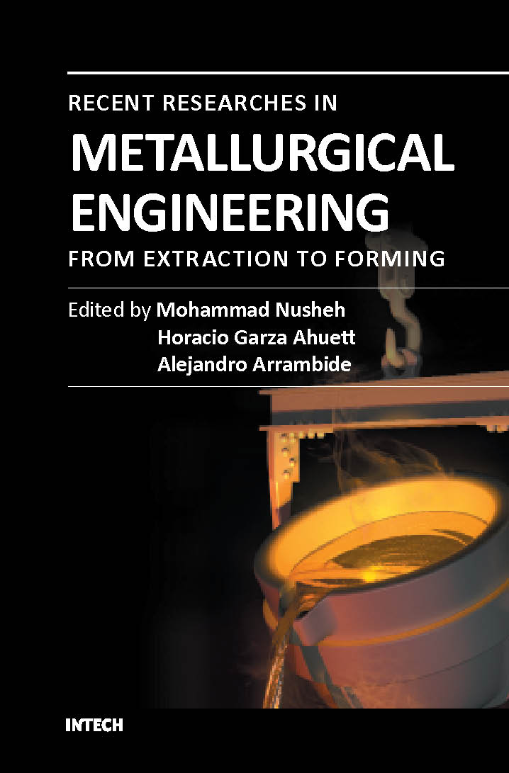 Recent researches in metallurgical engineering (hb 2014)
