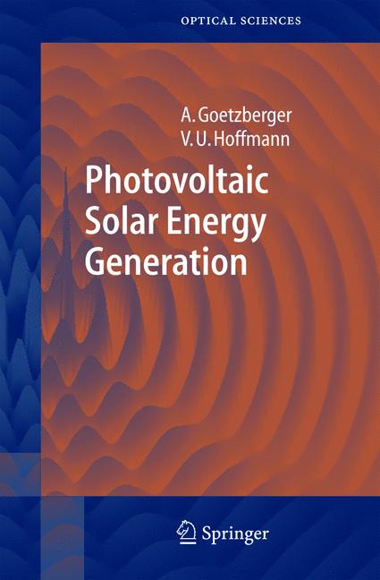 Photovoltaic solar energy generation