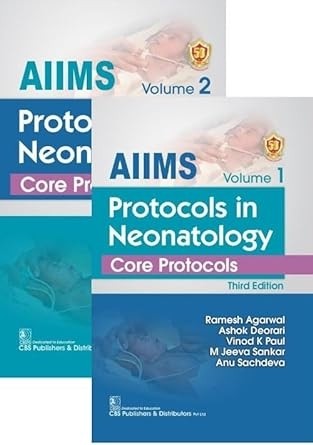 Aiims protocols in neonatology, 2 volume set