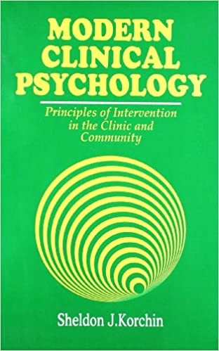 Modern clinical psychology (pb 2004)