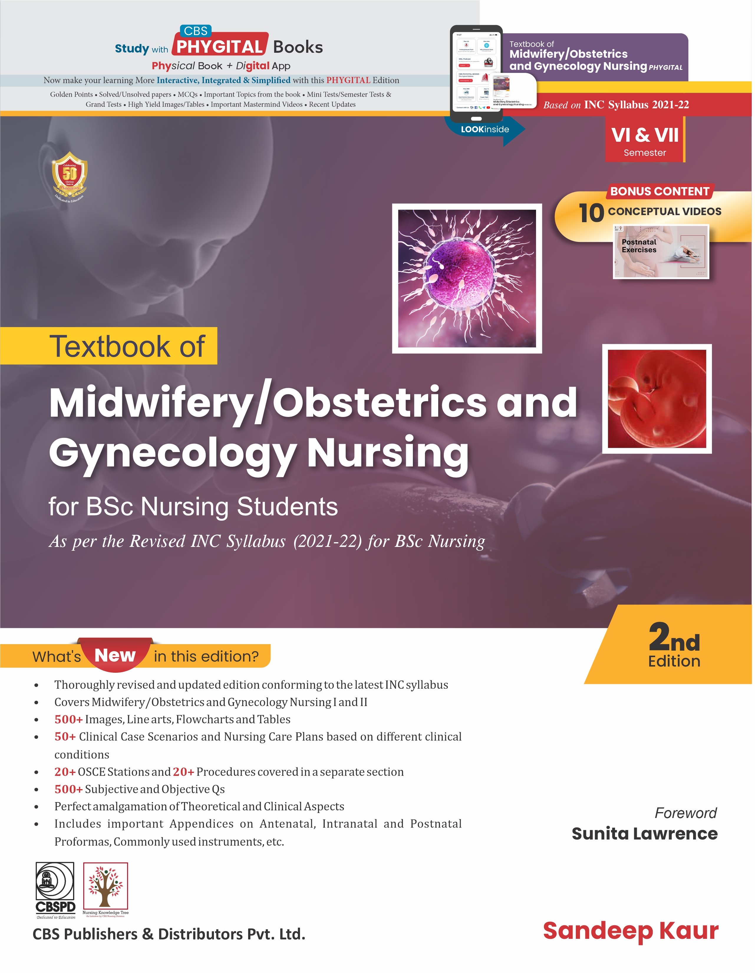 Textbook of midwifery/obstetrics and gynecology nursing (as per the new inc syllabus)