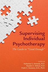 Supervising individual psychotherapy te guide to good enough (pb 2023)