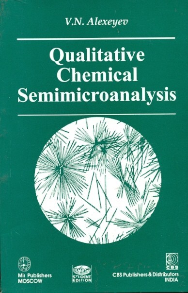 Qualitative chemical semimicroanalysis