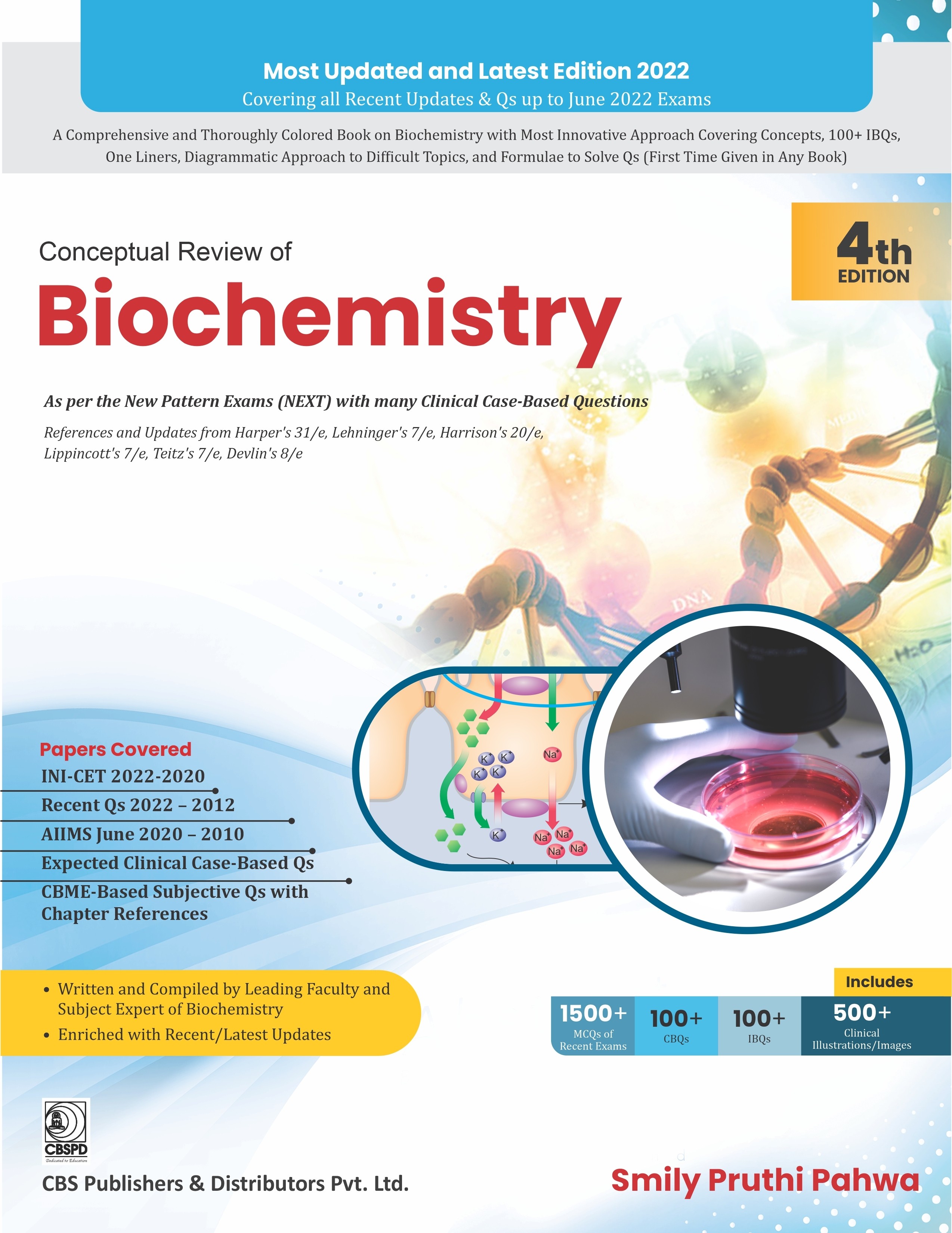 Conceptual review of biochemistry as per the new pattern exams (next) with many clinical case-based questions